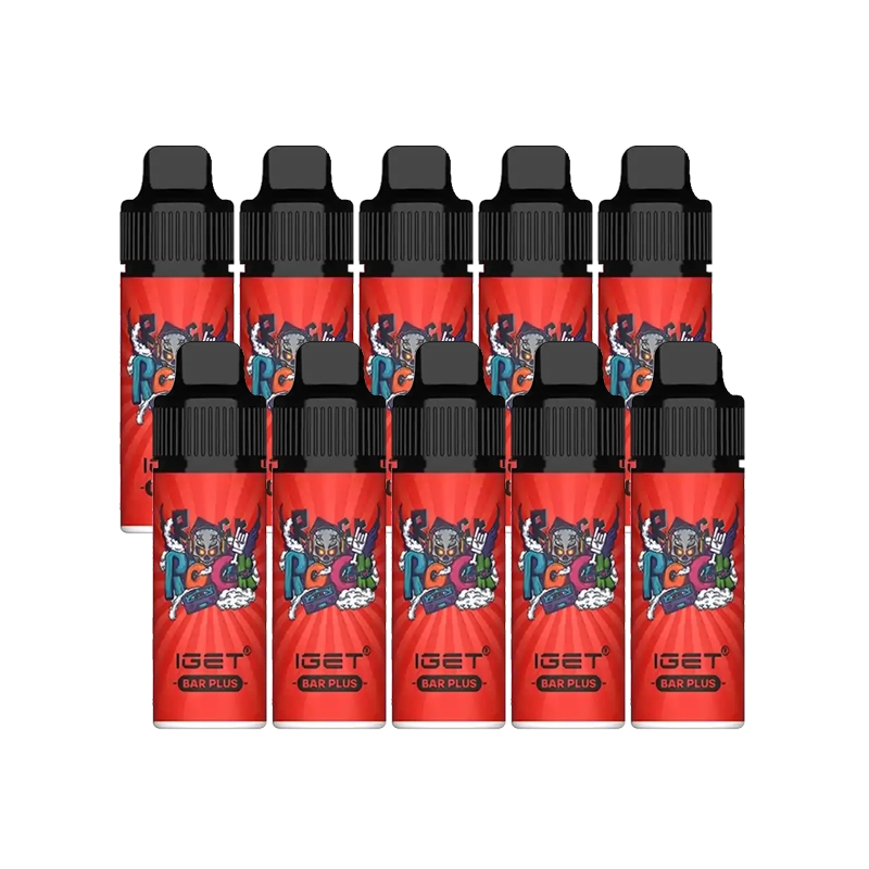 IGET BAR PLUS - RASPBERRY BERRY 10 PACK - 6000 PUFFS