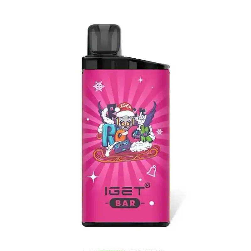 IGET BAR - STRAWBERRY WATERMELON HARD CANDY - 3500 PUFFS